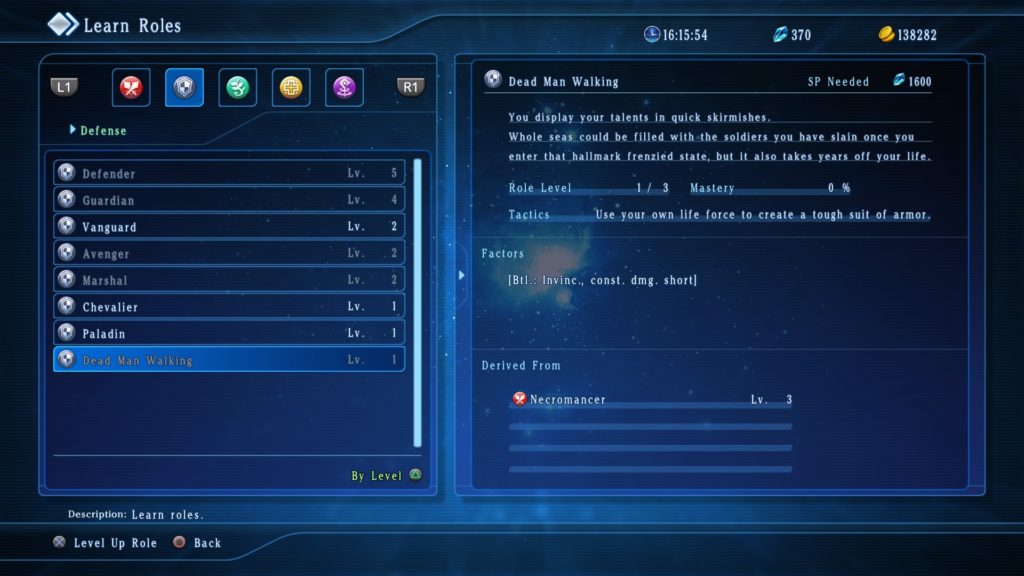 STAR OCEAN: Integrity and Faithlessness Roles